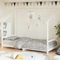 Ringgold Single Bed Frame - White, Pine