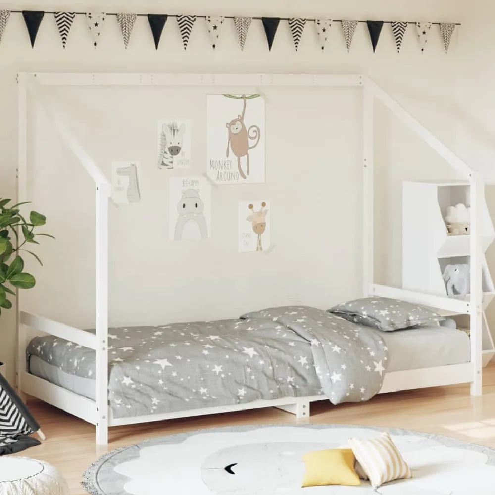 Ringgold Single Bed Frame - White, Pine