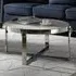 Ringgold Square Coffee Table - Silver, Marble