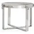 Ringgold Square End Table - Silver, Marble
