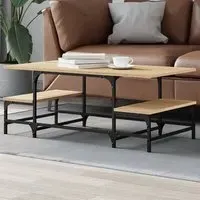 Rivas Coffee Table with Storage - Sonoma Oak