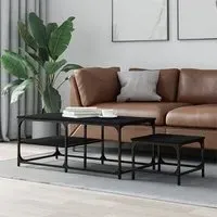 Rivas Set of 2 Nesting Coffee Tables - Black