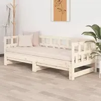 Rivas Single Pull-out Day Bed - Natural, Pinewood