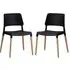Rivera Dining Chairs - Black, Beech