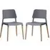 Rivera Dining Chairs - Grey, Beech
