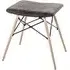 Riverhead Faux Leather Stool - Grey, Beech