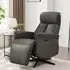 Roanoke Electric Reclining Chair with USB Ports - Ash, Leather