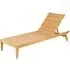 Robalt Adjustable Sun Bed - Natural, Timber