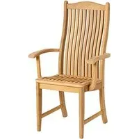 Robalt Bengal Outdoor Armchair - Natural, Timber Wood