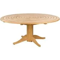 Robalt Bengal Pedestal Dining Table - Natural, Timber