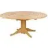 Robalt Bengal Pedestal Dining Table - Natural, Timber
