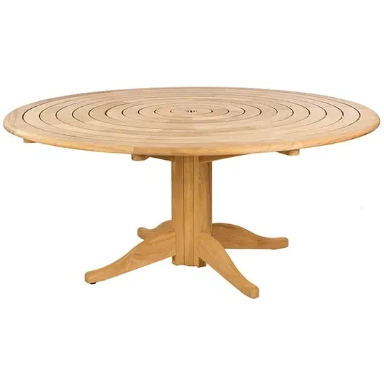 Robalt Bengal Pedestal Dining Table - Natural, Timber image