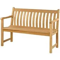 Robalt Broadfield 4ft Outdoor Bench - Natural, Timber