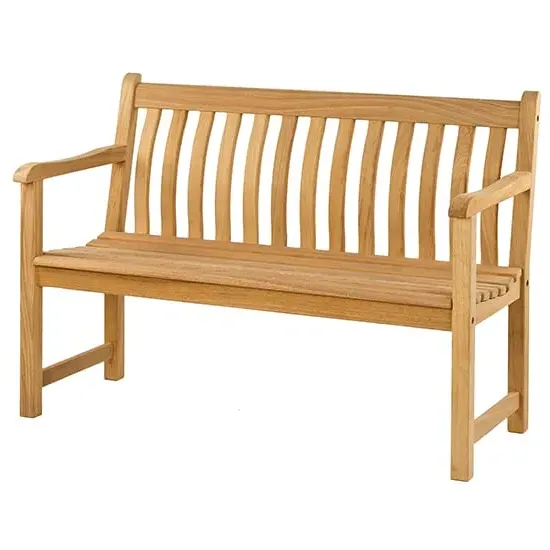 Robalt Broadfield 4ft Outdoor Bench - Natural, Timber