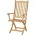 Robalt Folding Carver Armchair - Natural, Timber
