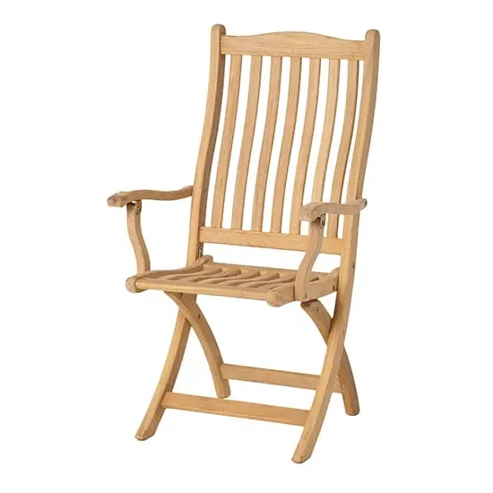 Robalt Folding Carver Armchair - Natural, Timber image