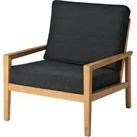 Robalt Lounge Chair with Cushion - Natural, Timber