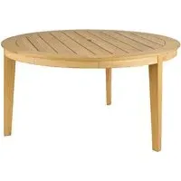 Robalt Round Garden Dining Table - Natural, Wood