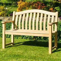 Robalt Turnberry 4ft Outdoor Bench - Natural, Timber
