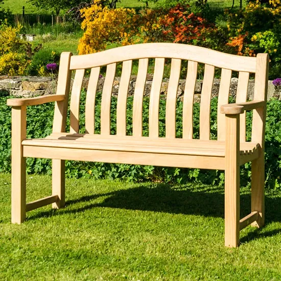 Robalt Turnberry 4ft Outdoor Bench - Natural, Timber