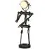 Robot Iron Table Lamp - Antique Black