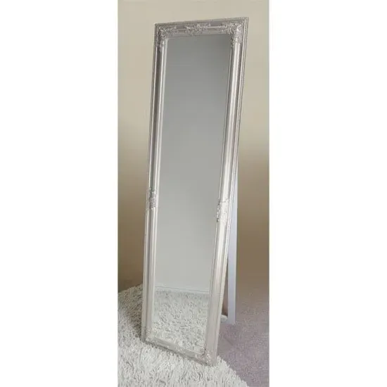 Rocco Cheval Freestanding Mirror - Silver