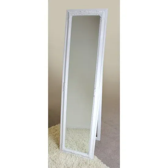 Rocco Cheval Freestanding Mirror - White
