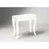 Roccoco Accent Table - White, High Gloss