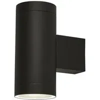 Rochester 2 Lights Outdoor Wall Light with Sensor - Black