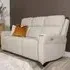 Rochester 3-Seater Electric Recliner Sofa - Stone, Leather
