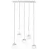 Rocklin 5-Light Pendant Light - Clear Glass, Chrome Metal