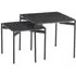 Rockton Nest of 2 Tables - Black, Ceramic