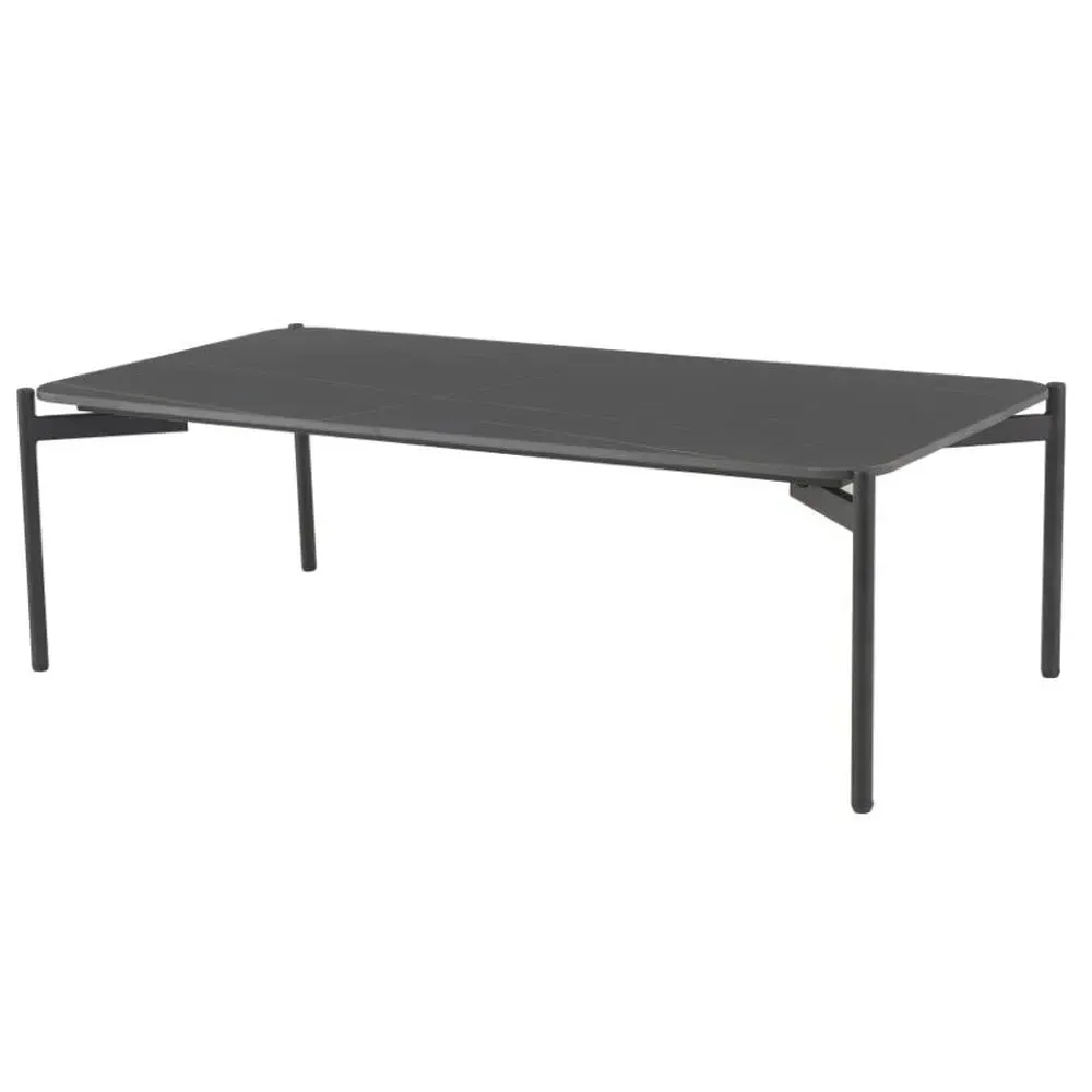 Rockton Rectangular Coffee Table - Black, Ceramic image