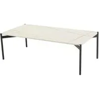 Rockton Rectangular Coffee Table - White, Ceramic