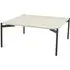 Rockton Square Coffee Table - White, Ceramic