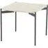 Rockton Square End Table - White, Ceramic