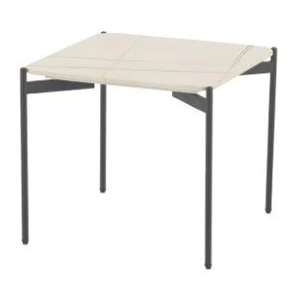 Rockton Square End Table - White, Ceramic