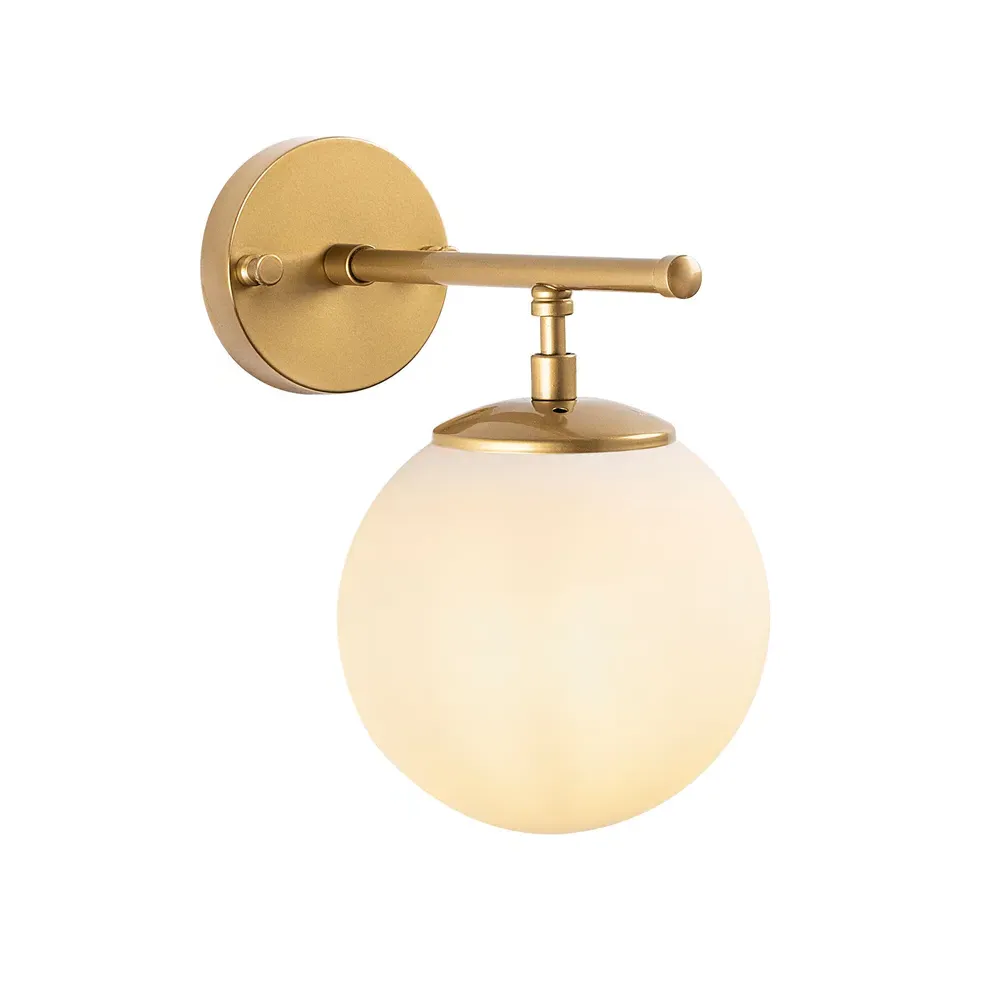 Roe Wall Light in Gold - White, Metal product