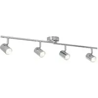 Rollo 4 Light Ceiling Split Bar - Chrome