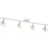 Rollo 4 Light Ceiling Split Bar - White, Chrome