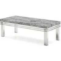 Roma Coffee Table - Grey, Marble