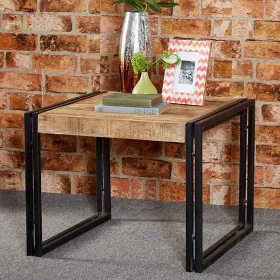 Romarin Small Coffee Table - Reclaimed Wood, Metal image