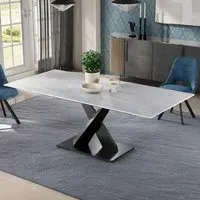 Romira Extendable Dining Table - Matt Grey, Ceramic alternate view