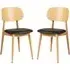 Romney Side Chairs - Black, Beech