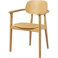 Romney Wooden Armchair - Natural Oak