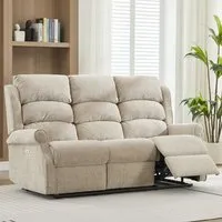 Rosenberg 3-Seater Electric Recliner Sofa - Rabbit, Fabric alternate view