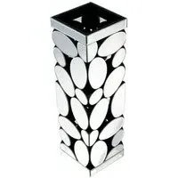 Rosie Large Vase with Pebble Pattern - Silver