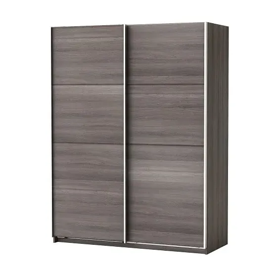 Rossett Large Sliding Wardrobe - Vulcano Oak, Particle Board