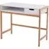 Rosta Computer Desk with Drawer - White, Bamboo