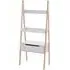 Rosta Ladder Shelving Unit with Drawer - White, Pine